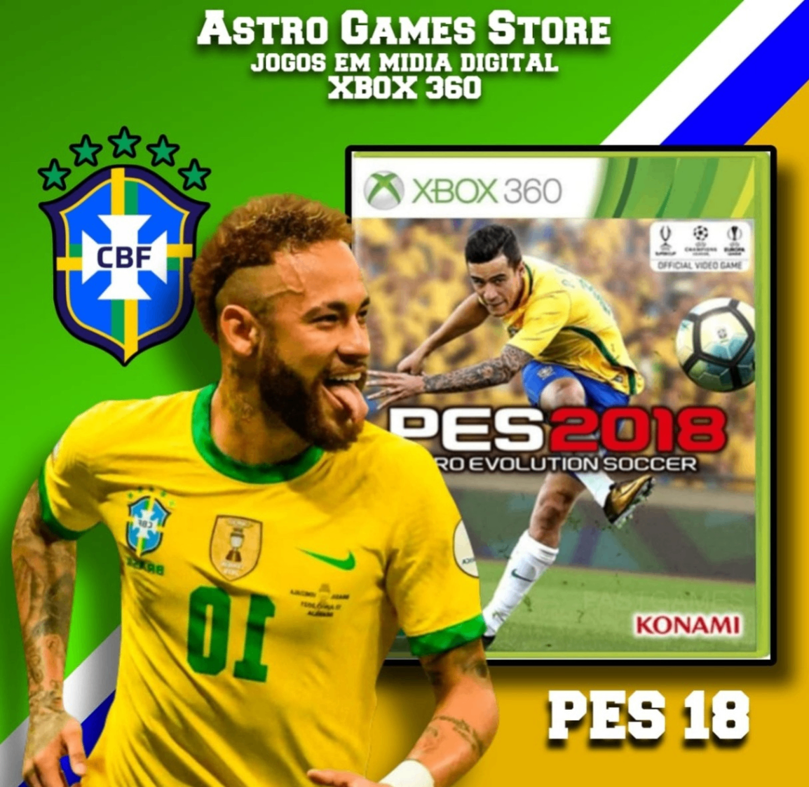 PES 2018 - Xbox 360 Acesso