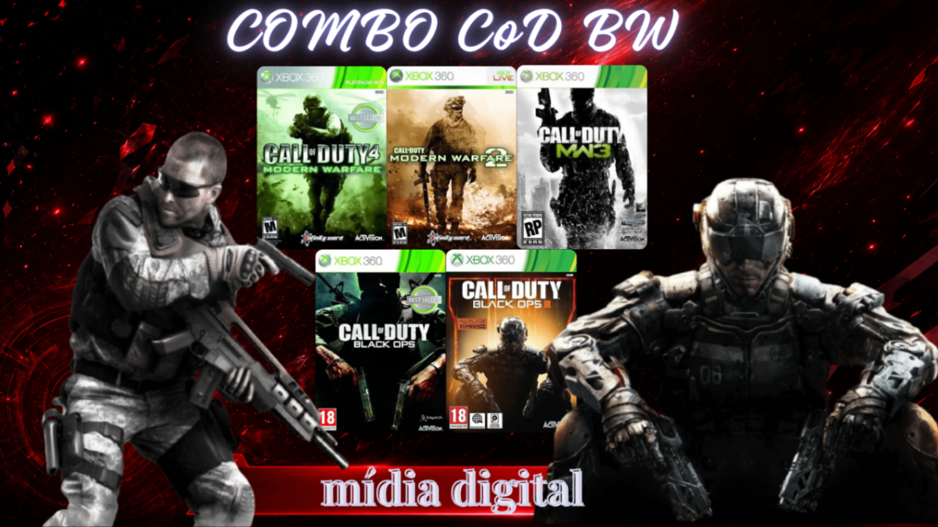 Combo CoD BW - Xbox 360